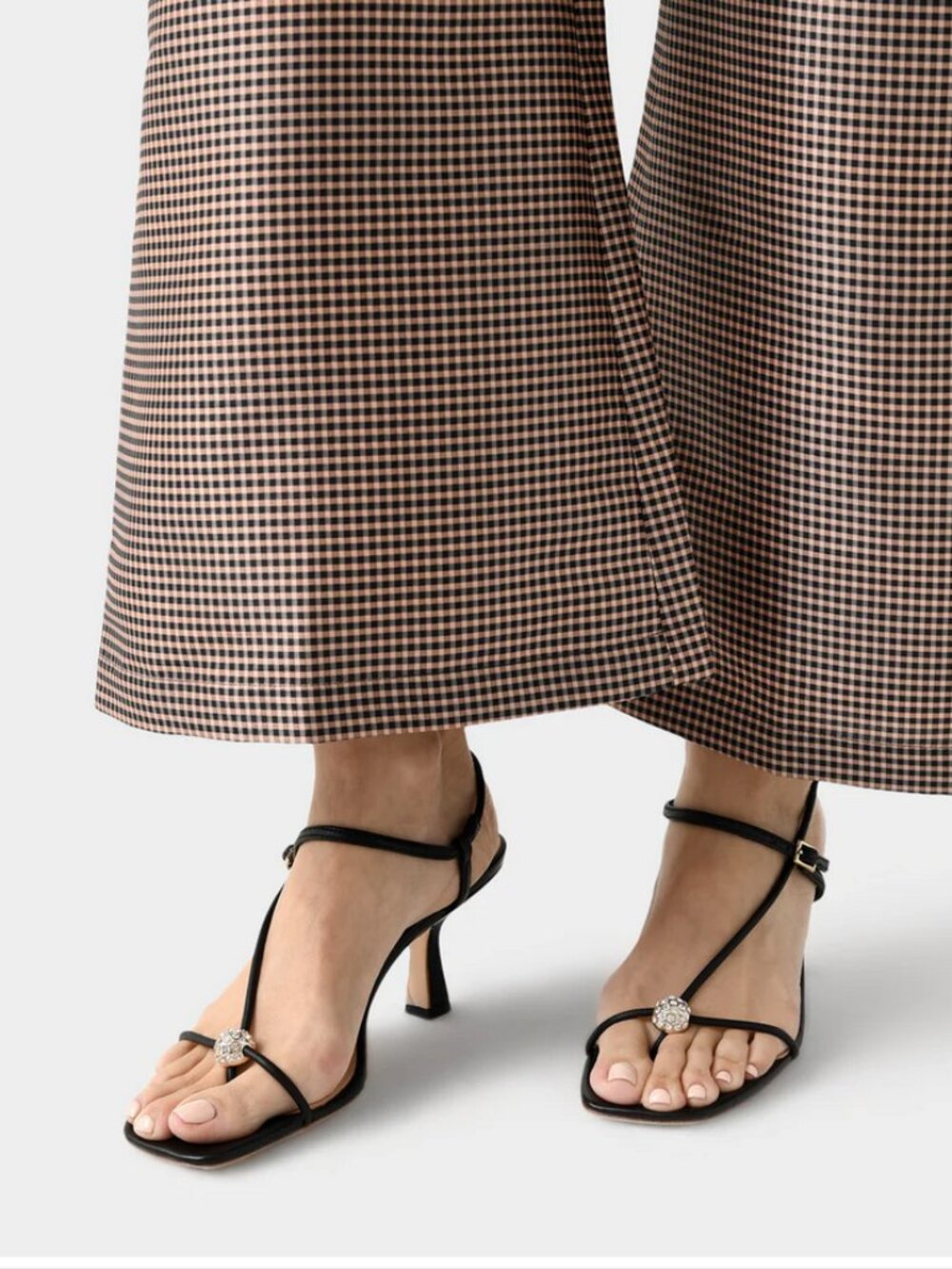 LOEFFLER RANDALL  Women's Triana Mid-Heel Sandal US 9.5